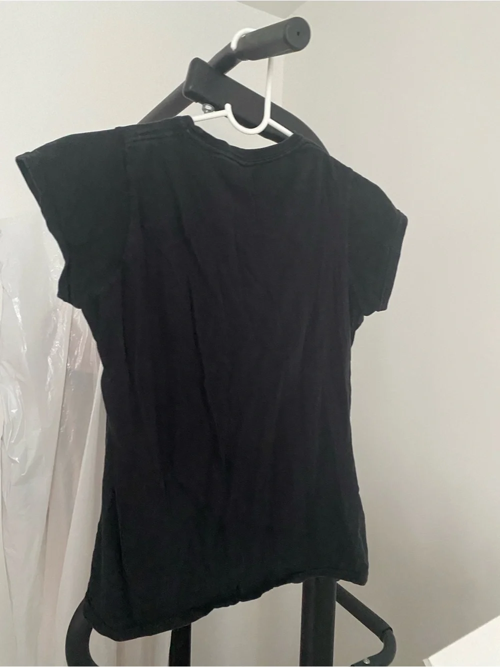 Gildan Black Short Sleeve Tee with White 'algorithm' Print